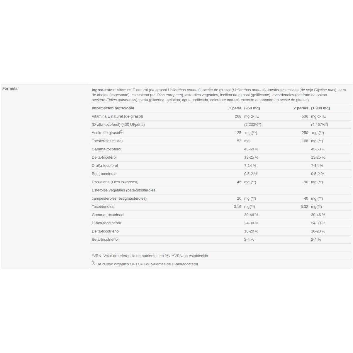 Vitamina E8 Sura Vitasan
