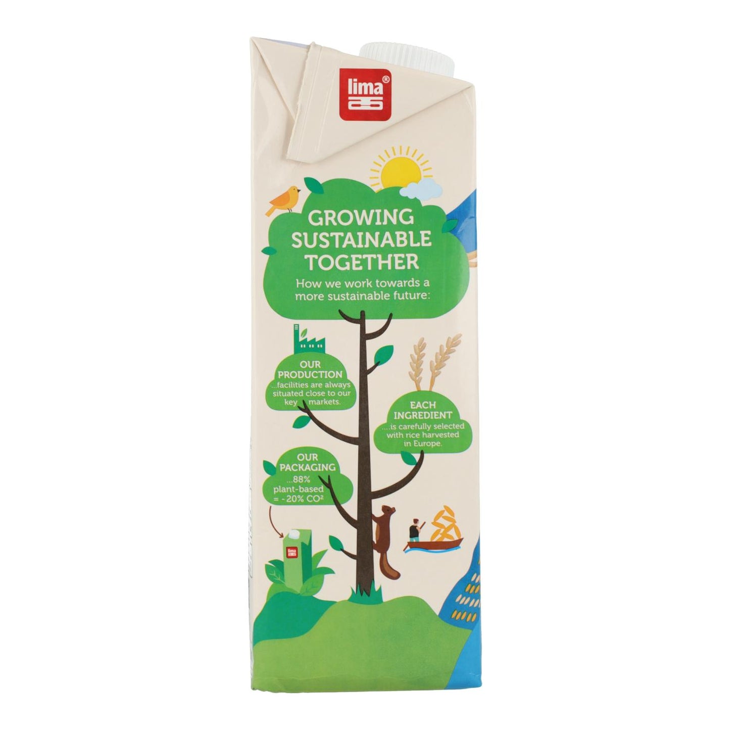 Bebida de Arroz Lima ECO Original 1L