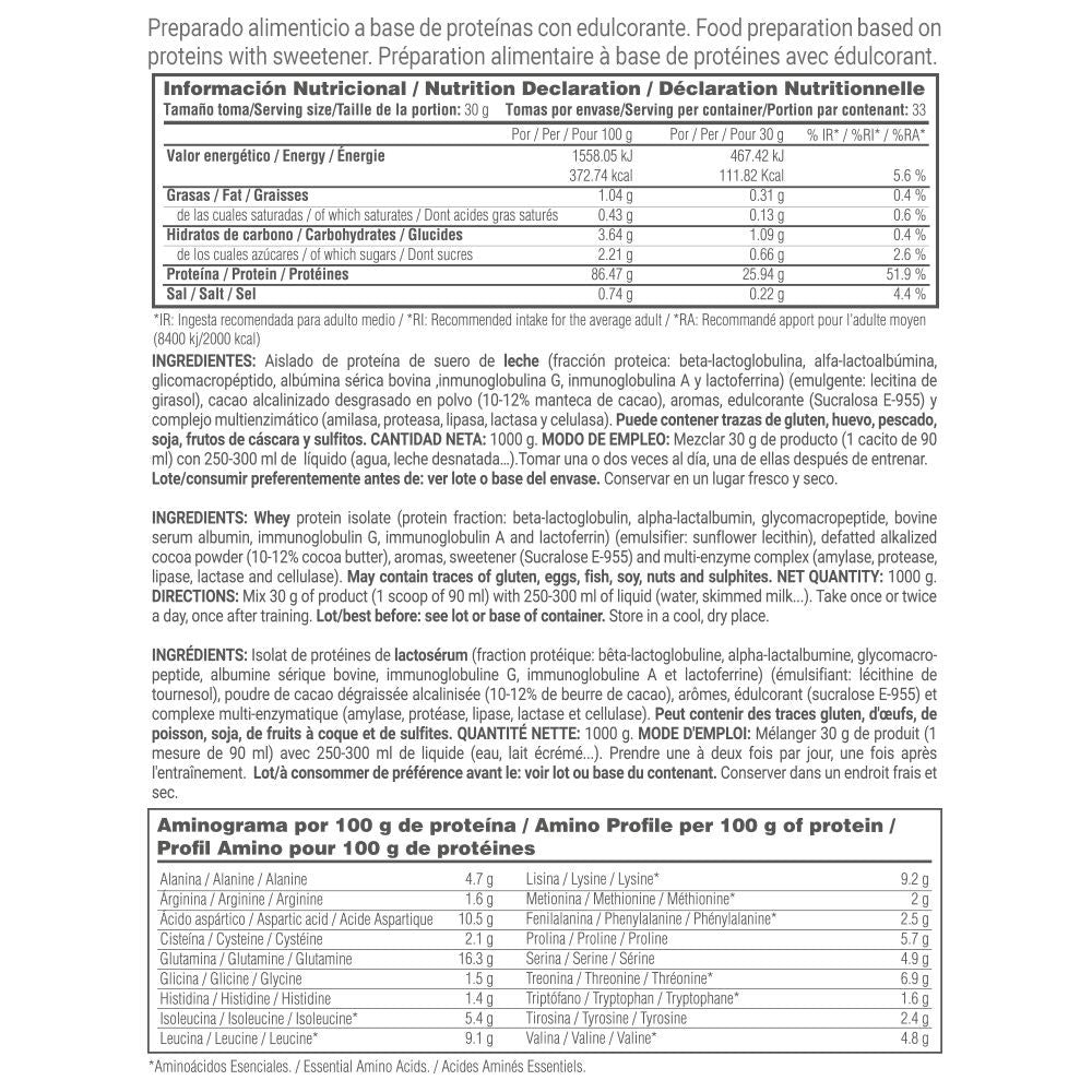 Cfm Iso Zero - 1kg - Chocolate Con Leche - Aumenta La Masa Muscular - Masmusculo_5