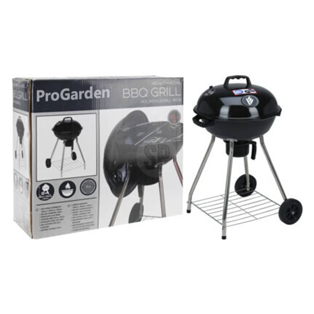 Progarden Barbacoa Sobre Ruedas Negro / Vetonek_1