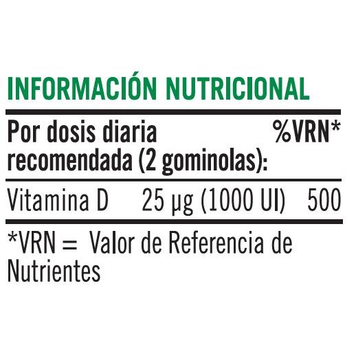 Vitamina D3 60 gomas Nature's Bounty