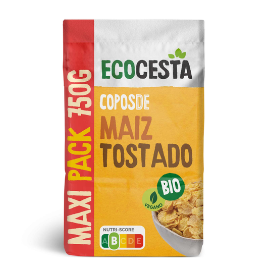 Maxi Pack Flocos de Milho Torrado Biológico Ecocesta 750gr