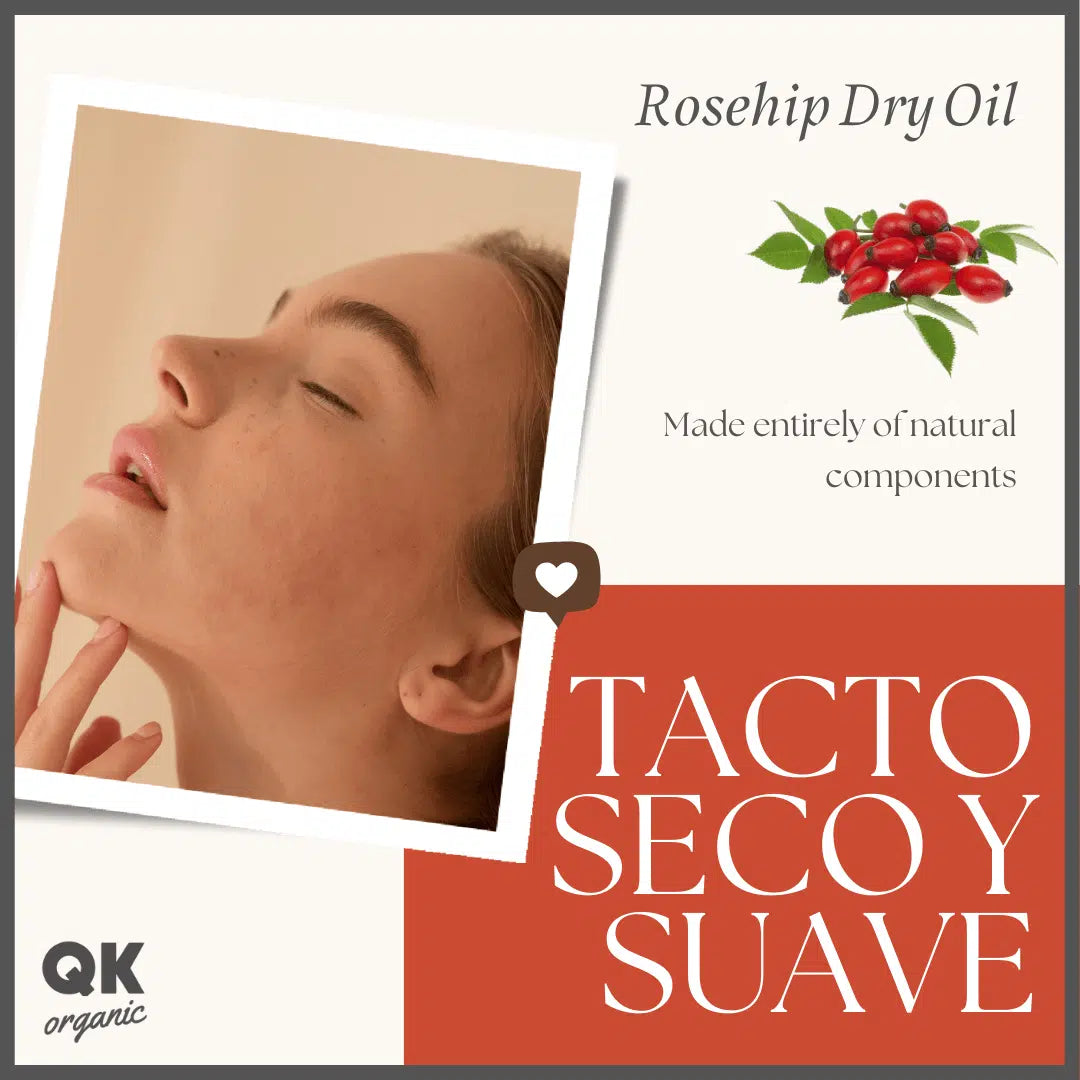 QKnatur - Aceite Seco De Rosa Mosqueta -100ml. Nutre, Rápida Absorción, Para Piel Y Cabello, Antioxidante, Antiedad_5