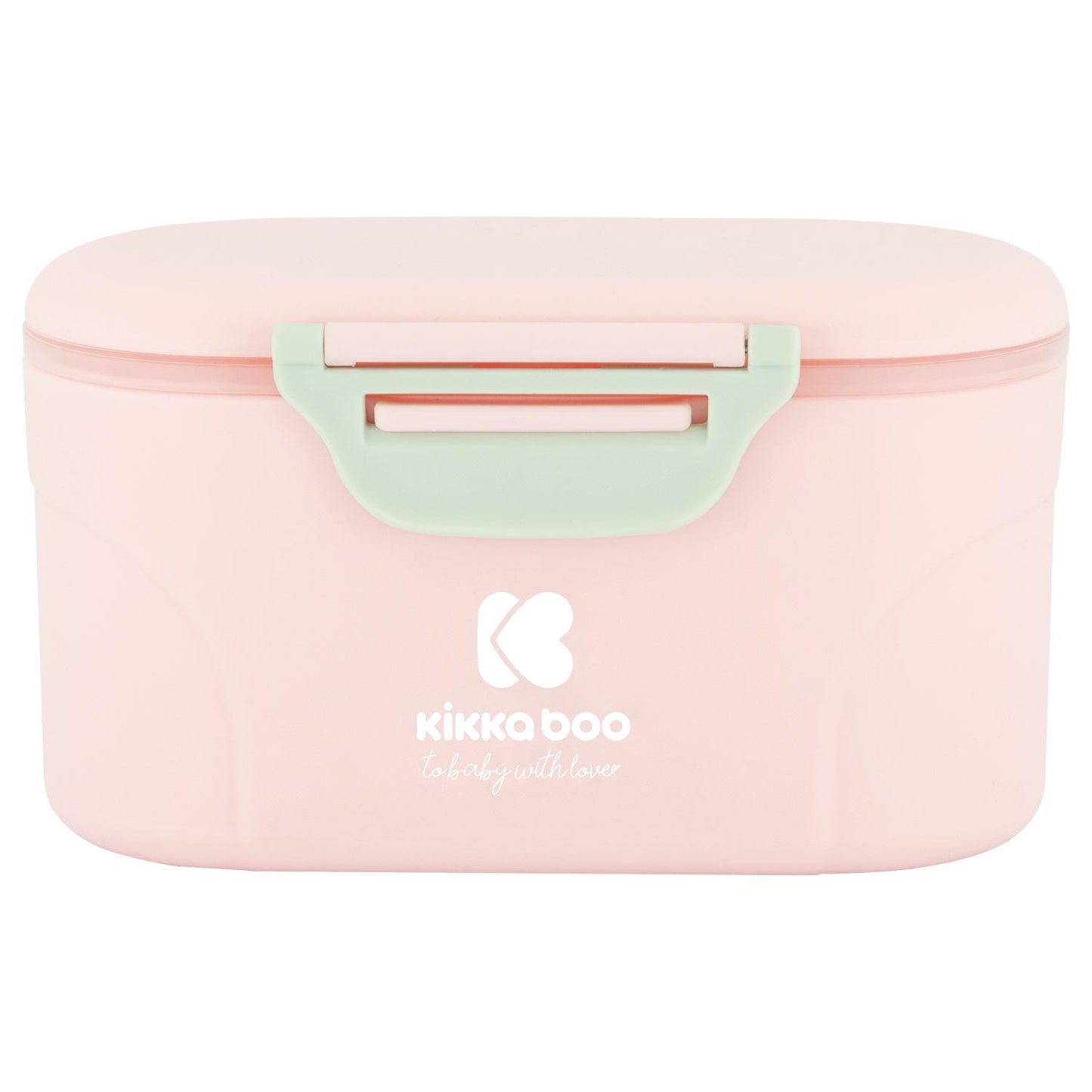 Doseador de leite em pó com colher 130 g Rosa Kikka boo