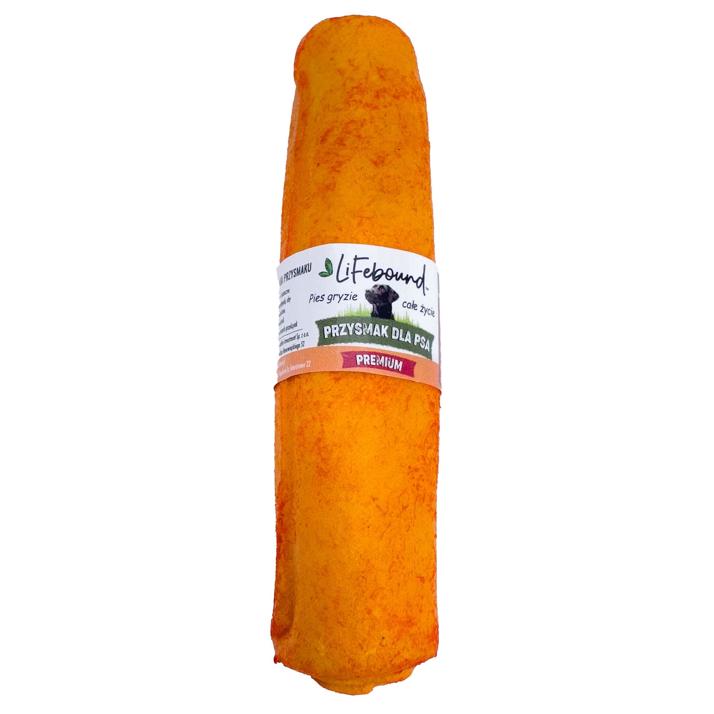 Lifebound - Hueso Masticable Natural Para Perros De Cuero De Ternera En Forma De Rollo Sabor Pizza - 10 Piezas - M_0