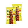 Embalagem de 2 snacks biológicos de maçã e limão, 25g, Triboo