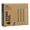 Cotonetes de bambu e algodão orgânicos Hydrophil, 100 unidades
