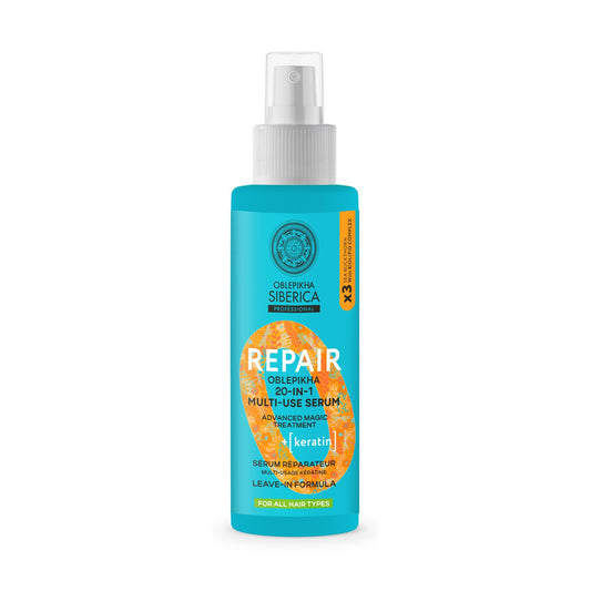 Natura Siberica Sérum multifuncional reparador de queratina, 200 ml
