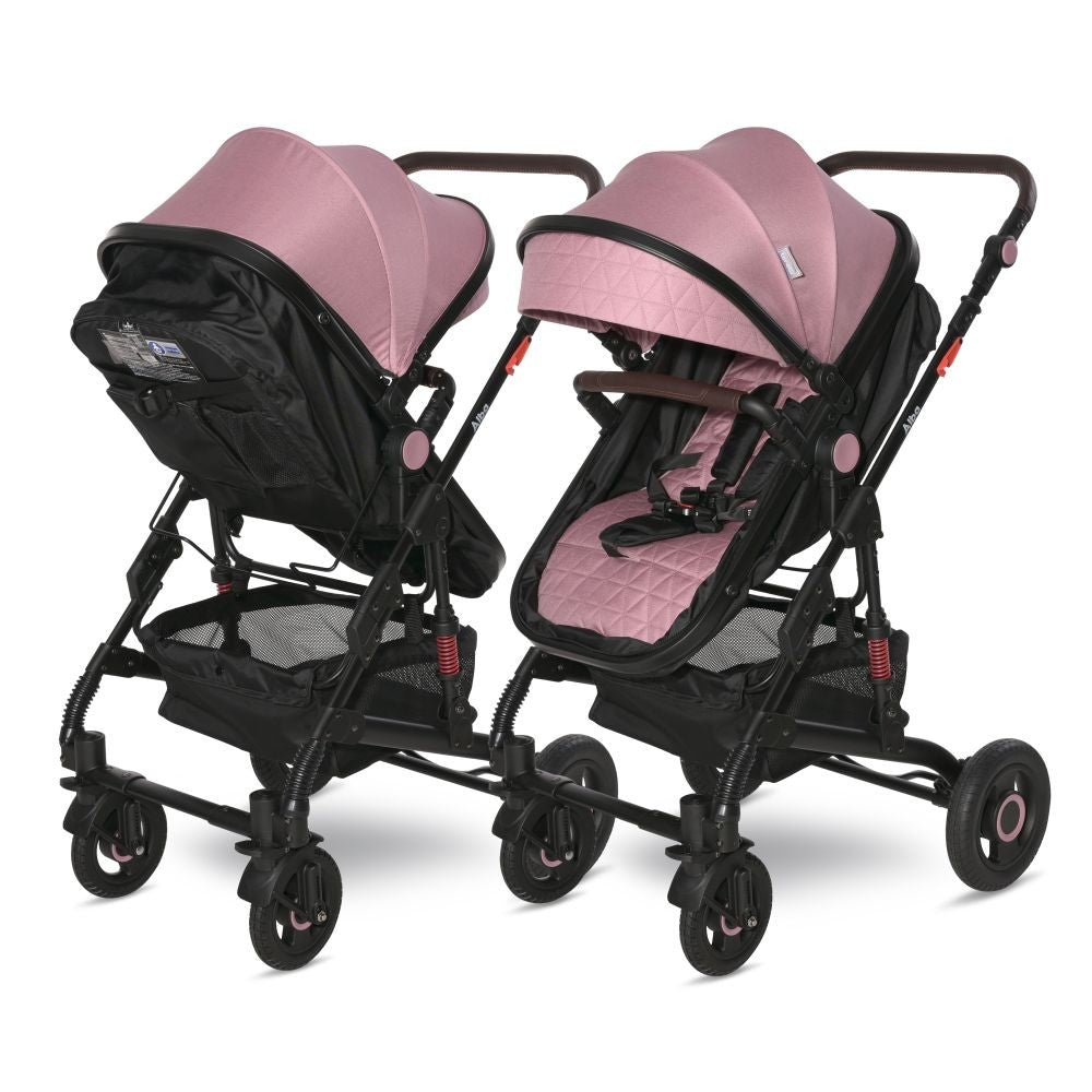 Carrito De Bebé Dúo Convertible Alba Premium Pink_4
