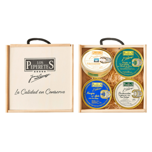 Pack de caixa de conservas Los Peperetes, 4 unidades