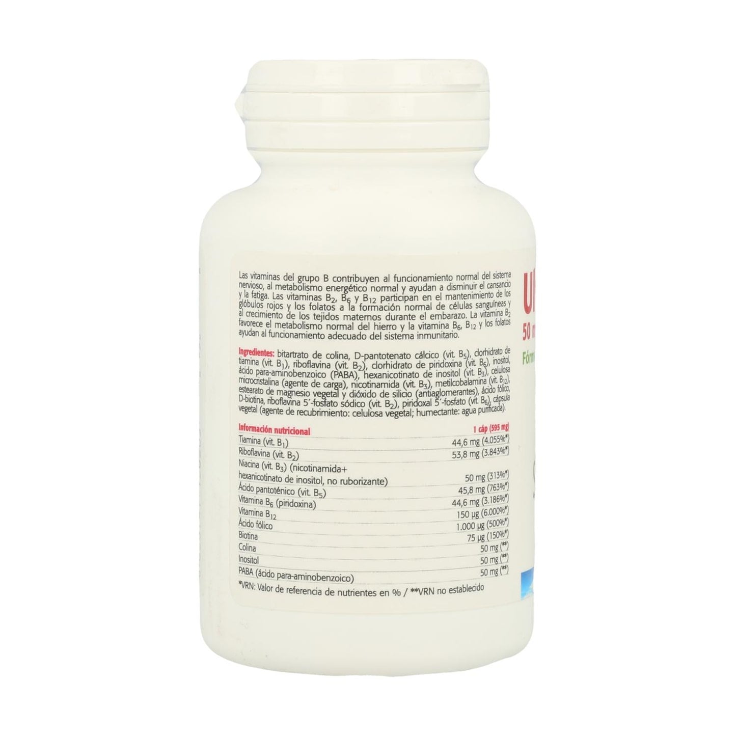 Ultra B Complex (Fórmula Coenzimática) 60 Cápsulas Sura Vitasan