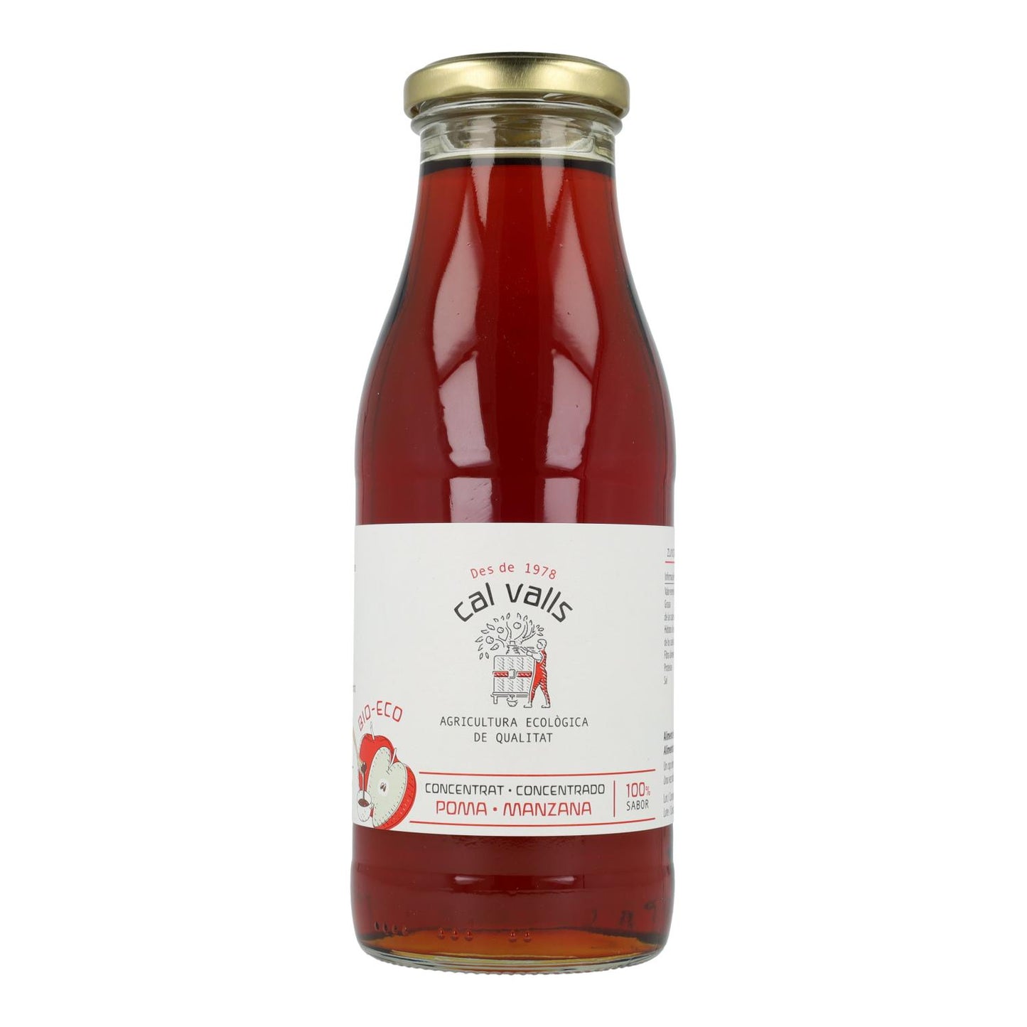 Concentrado de Maçã Cal Valls, 500 ml
