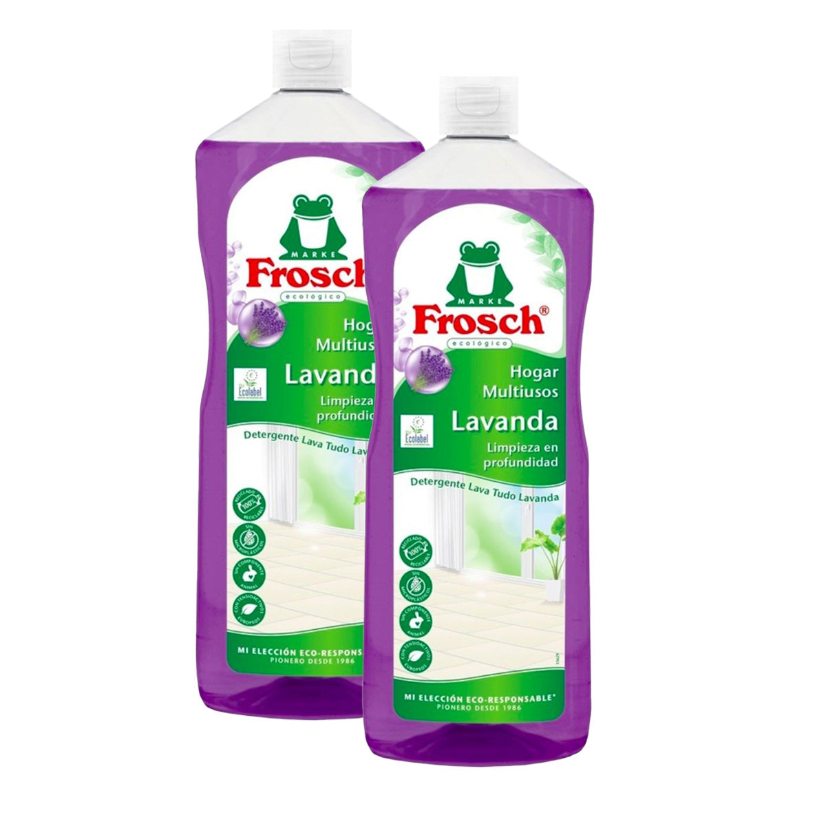 Pacote Frosch de Lavanda Multiusos para Casa 2 x 1 L