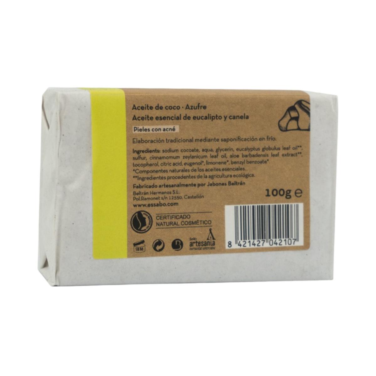 Sabão de enxofre natural Essabó 100g