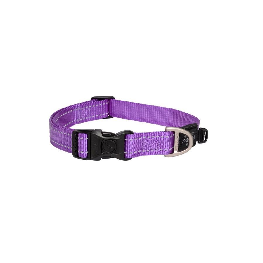 Collar Para Perro, Modelo Classic De Rogz Color Lila. Talla S (8-14kg)_0