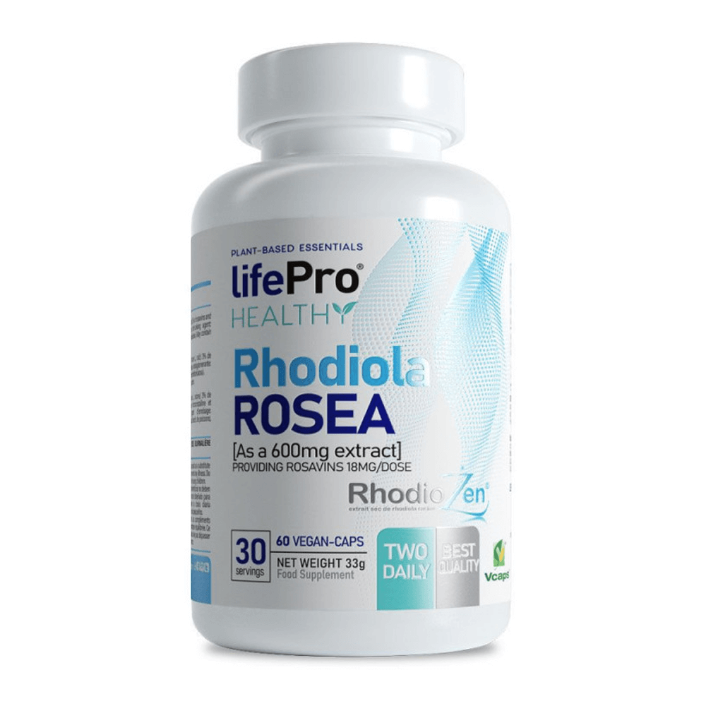 Rhodiola Rosea 600mg - 60 Cápsulas Veganas - Anti-estrés - Lifepro_0