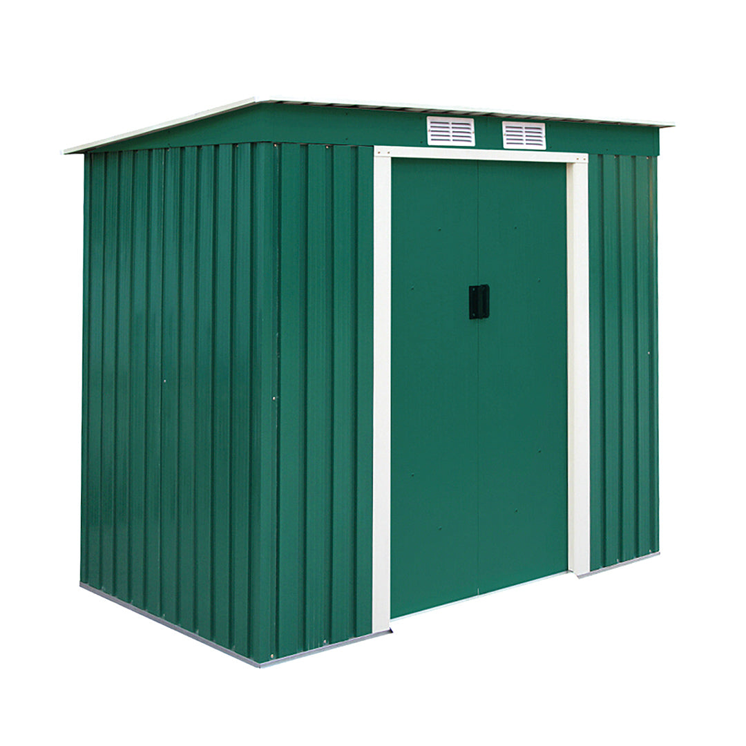 Caseta Metálica Estándar Verde Para Exterior E Interior 2,13x1,73x1,3 M / Multicolor_0
