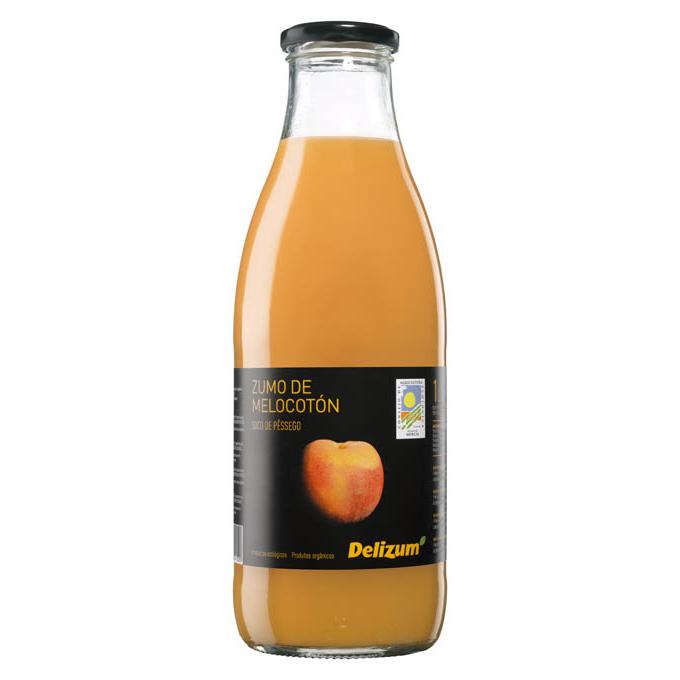 Sumo de pêssego biológico Delizum 200 ml.