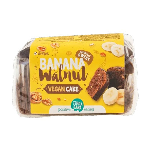 Bolo Vegan de Banana e Nozes 350g Terrasana