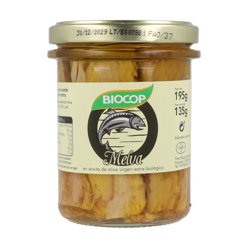 Filetes de Cavala em Conserva Biocop 195g