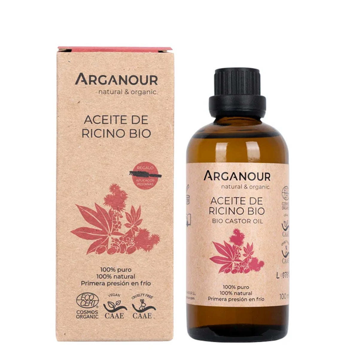 Óleo de Rícino Biológico Arganour 100 ml