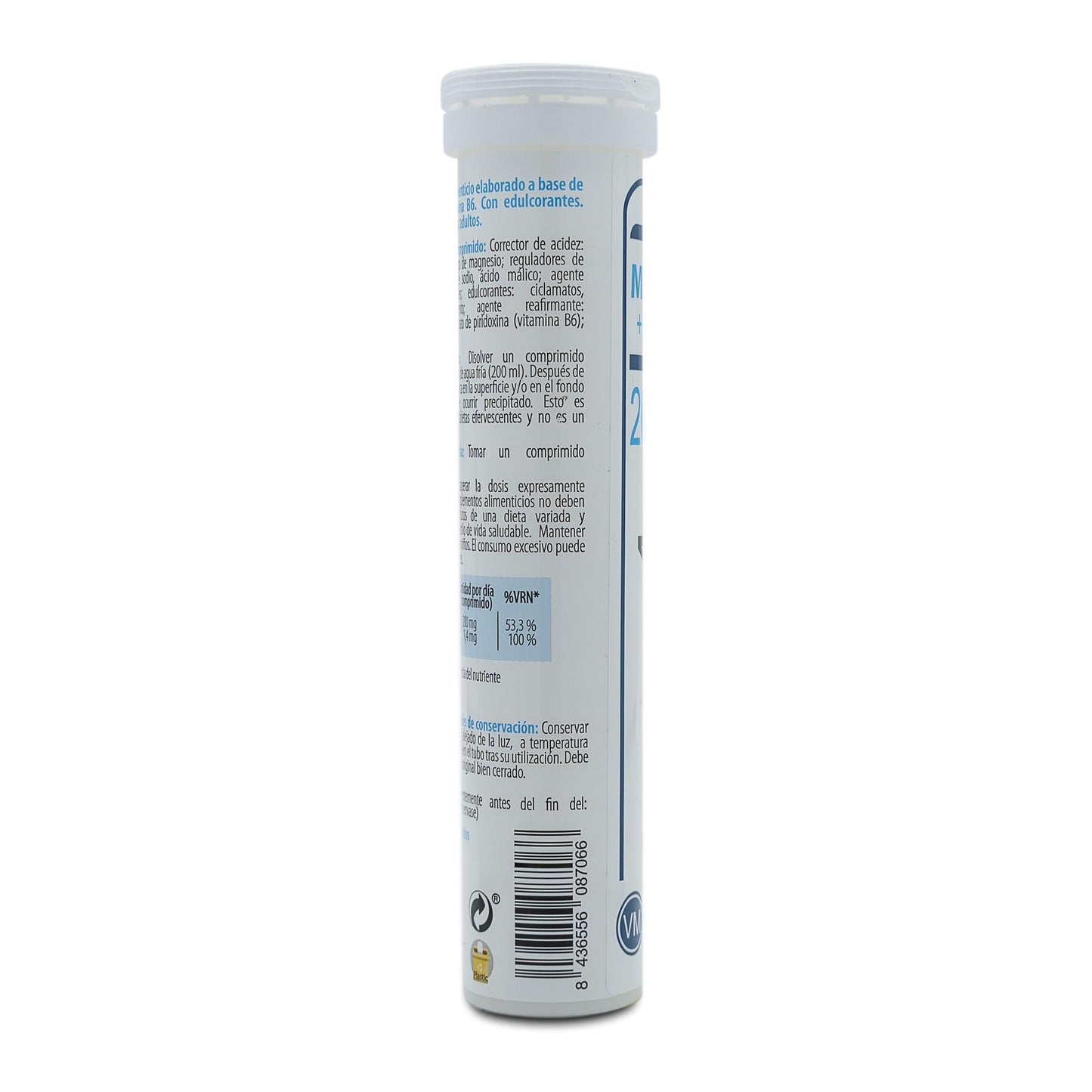 H4U Magnésio + Vitamina B6 + Vitamina B2 20 comprimidos efervescentes, sabor a laranja e limão