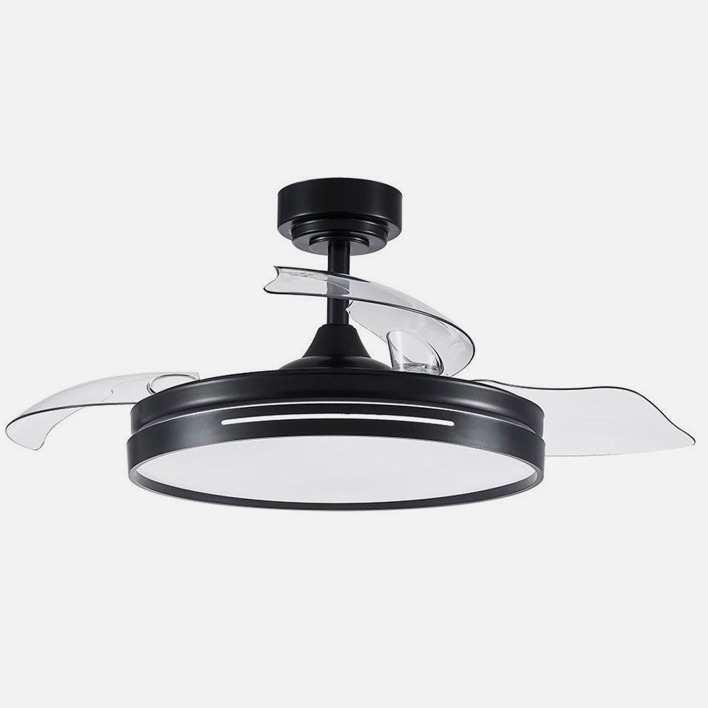 Ventilador Dc 48w Micenas Negro 3asp.91d 6velocidades 4800 Lm 3000-4000-6000k Remoto+memoria+temporizador 24_3