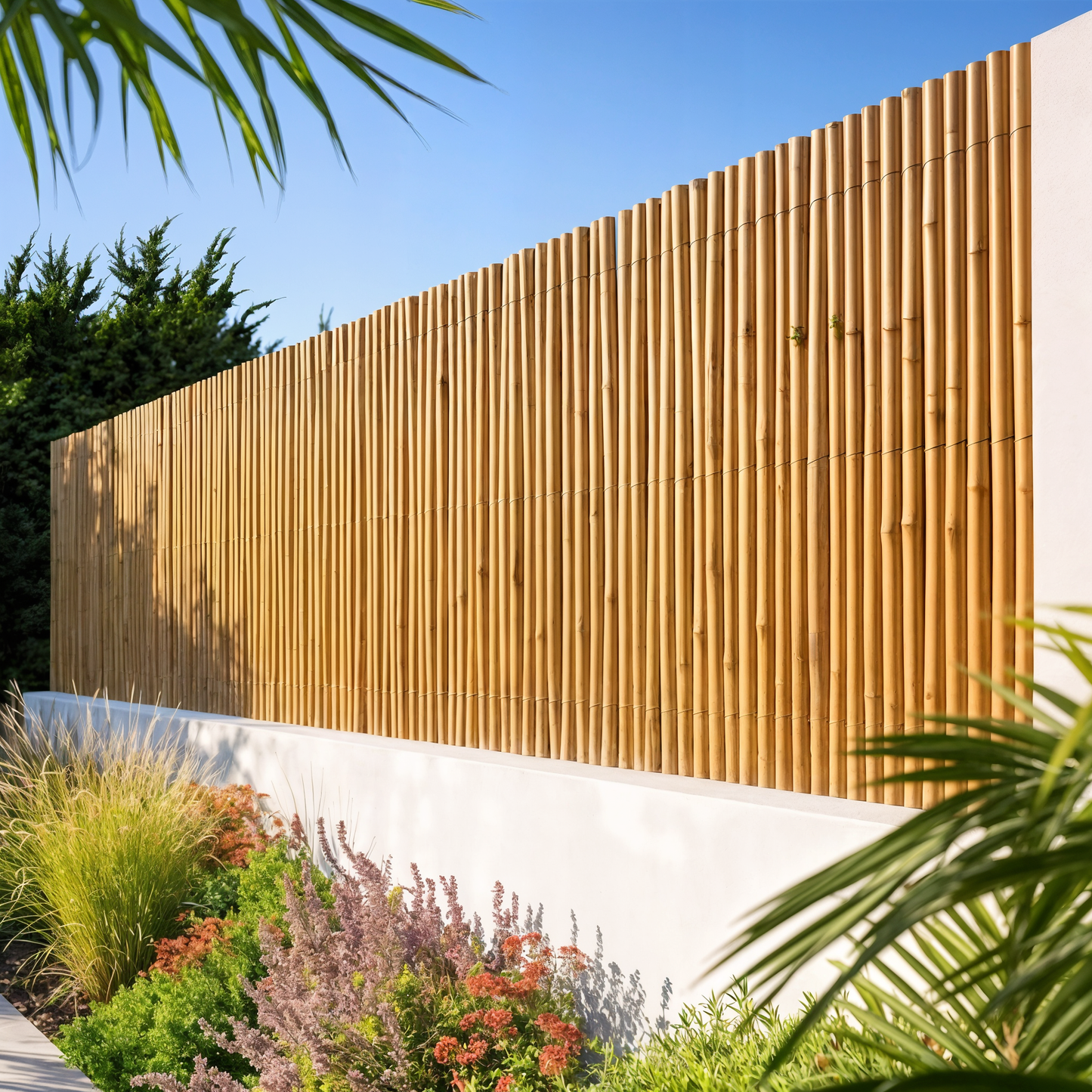Cañizo Entero Barnizado Bambooflex 1,5x3 M Nortene_4