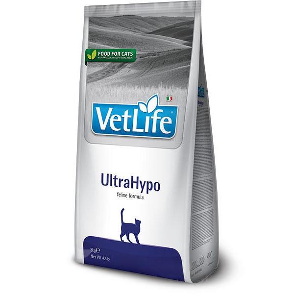 Vet Life Ultrahypo Feline Formula Farmina Ração Veterinária 400 g