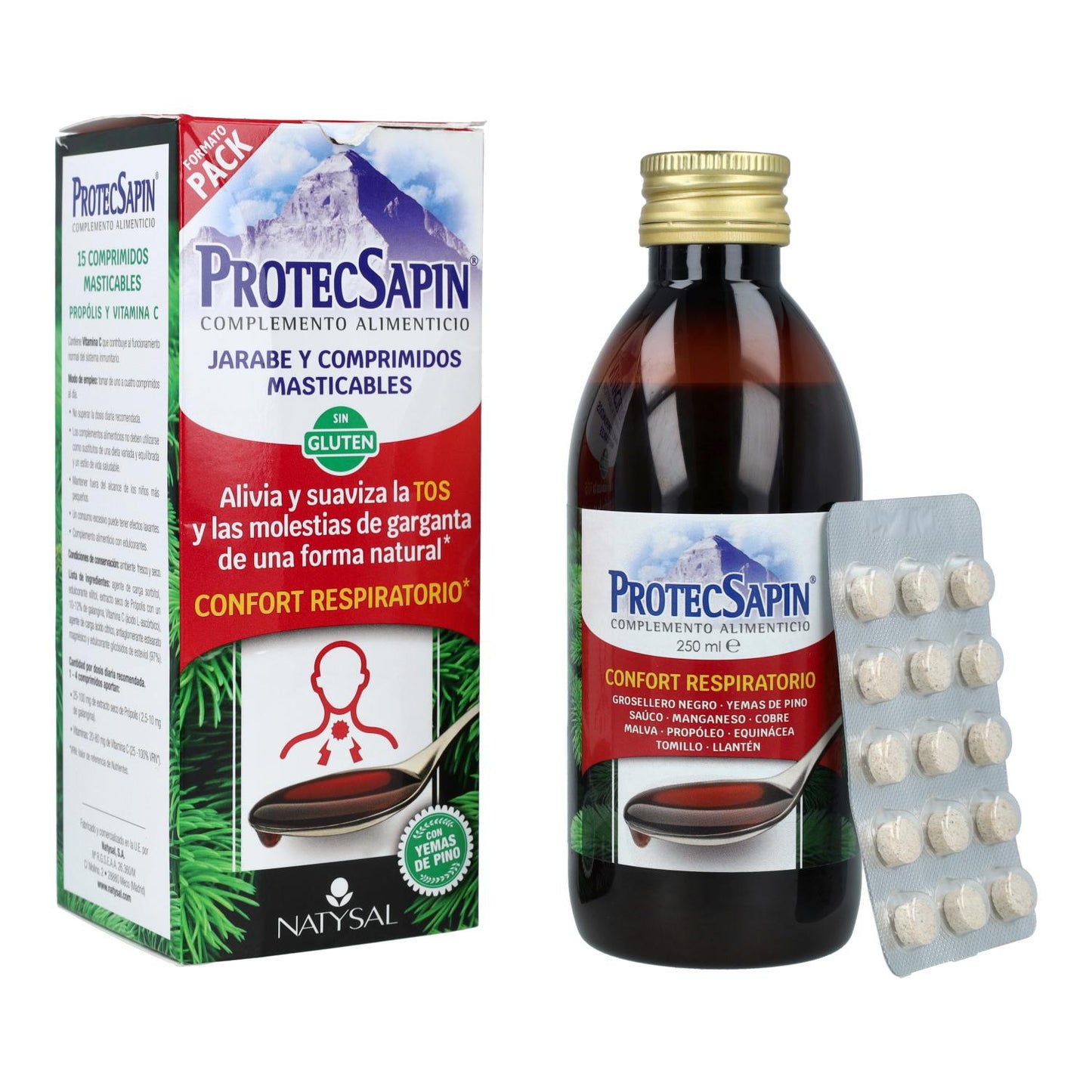 EMBALAGEM Protecsapin Natysal Xarope 250 ml