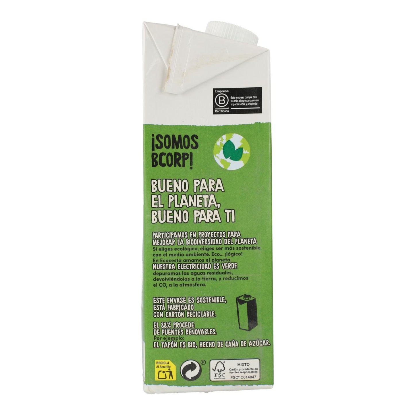 Bebida Vegetal de Trigo Espelta Biológico Ecocesta 1L