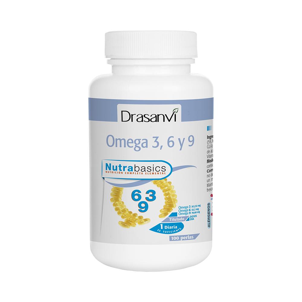 Ómega 3-6-9 100 pérolas Nutrabasicos Drasanvi 1000 mg