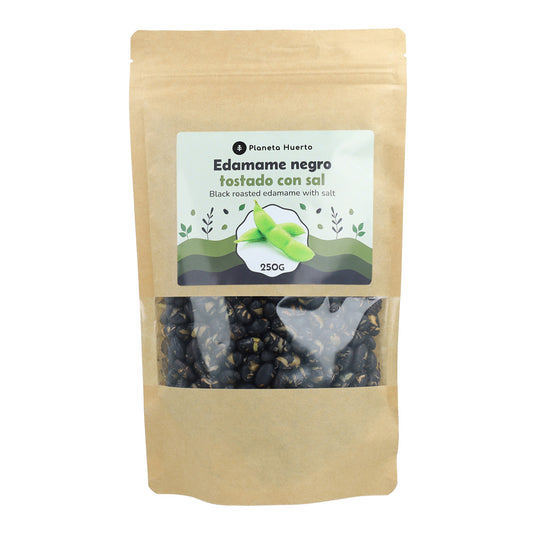 Edamame preto torrado com sal Planeta Huerto 250 g