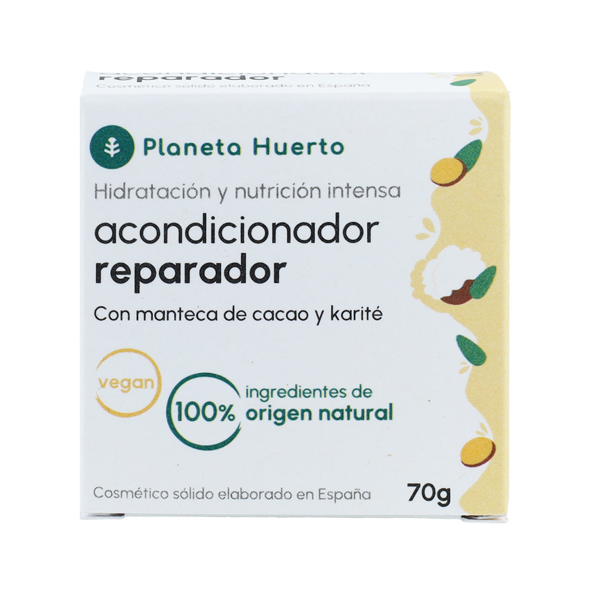 Planeta Huerto Condicionador Reparador Sólido 70 gr