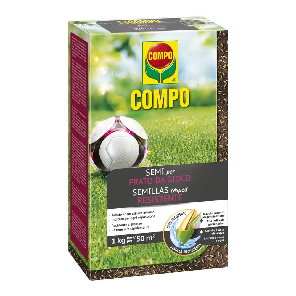 Sementes de Relva Compo Resistentes 1 kg
