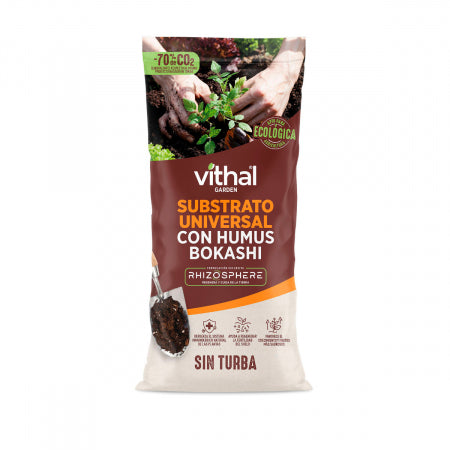 Substrato universal com húmus Bokashi Eco 5 L Vithal Garden