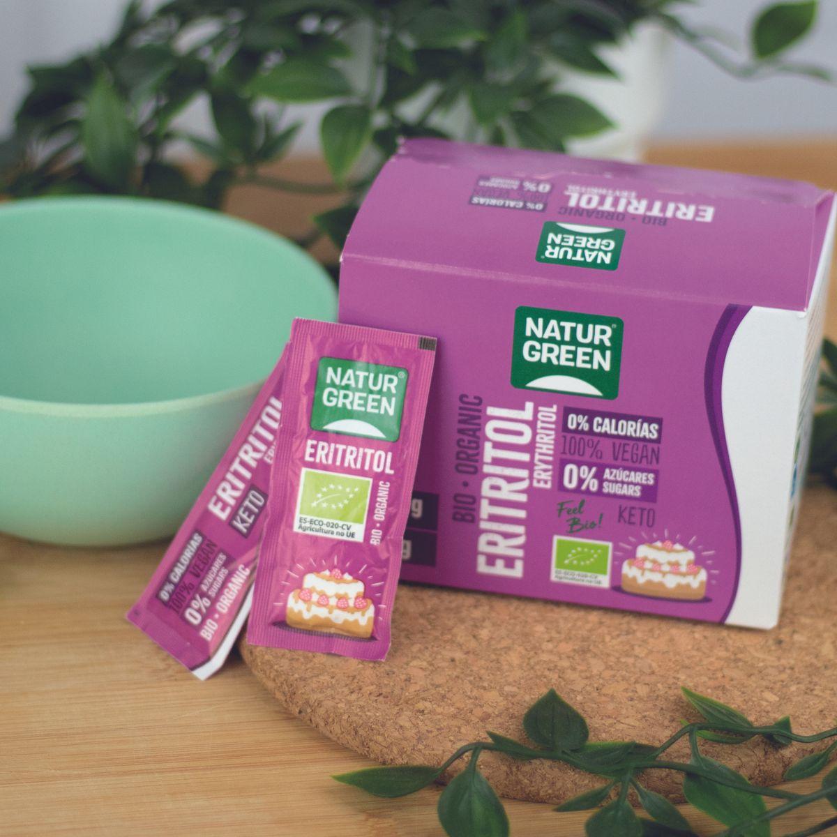 NaturGreen Bio Eritritol 54 Sticks monodoses de 5 gr