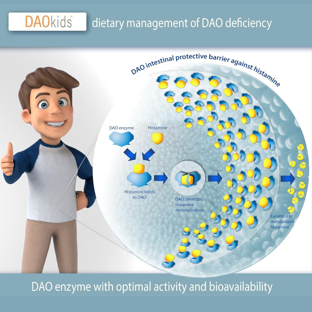 DAOkids® 60 comprimidos gastrorresistentes