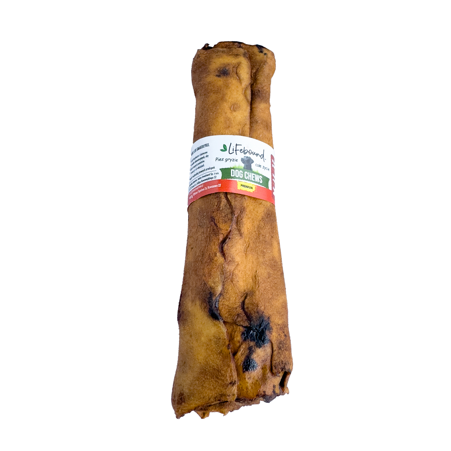 Lifebound - Hueso Masticable Natural Para Perros De Cuero De Ternera En Forma De Hueso Sabor Tocino - 10 Piezas - XXL_0