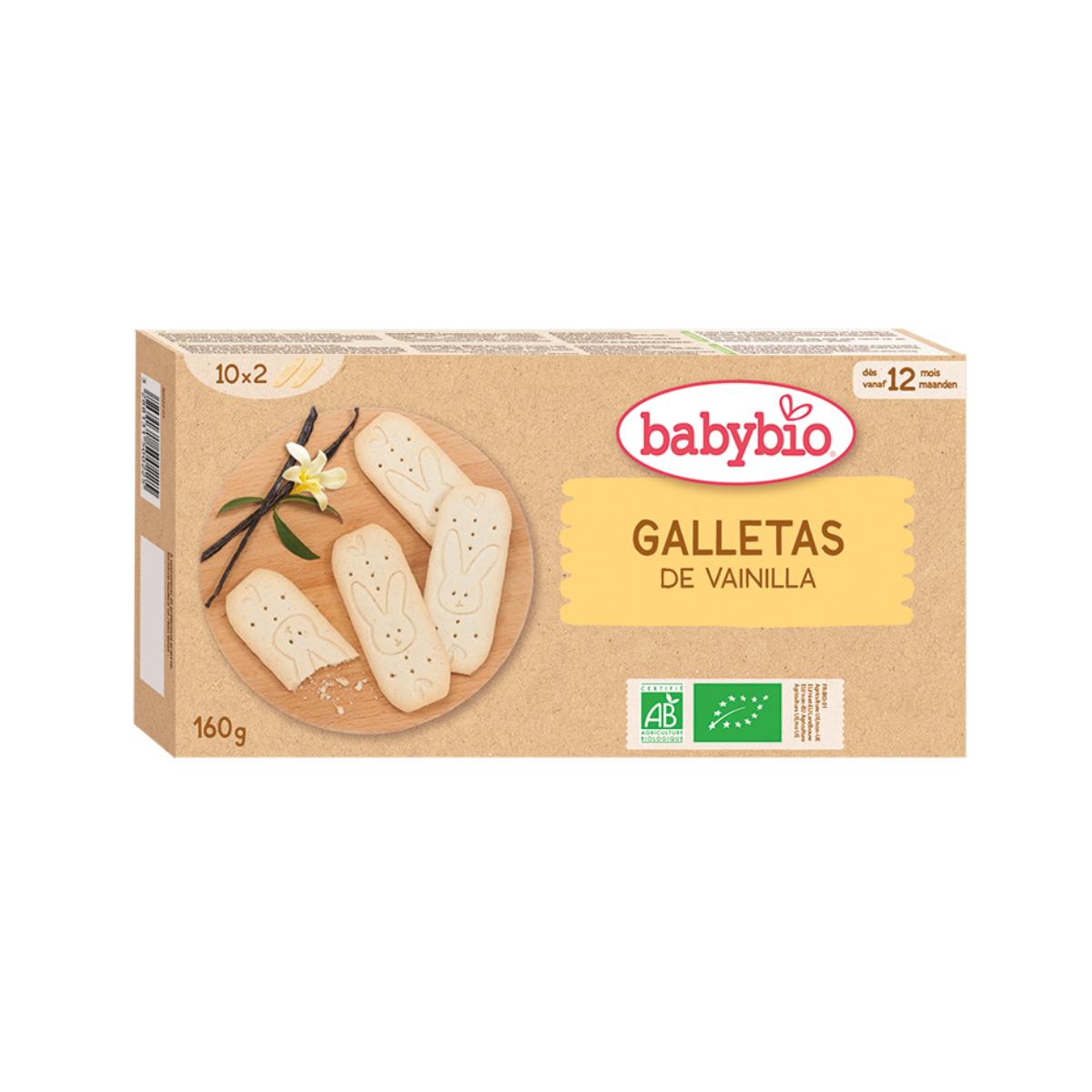 Biscoitos de Baunilha Biológicos Babybio 160 g