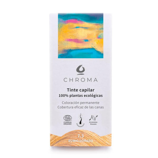 Tinta de cabelo 7.3 loiro dourado Chroma dyes 100 g