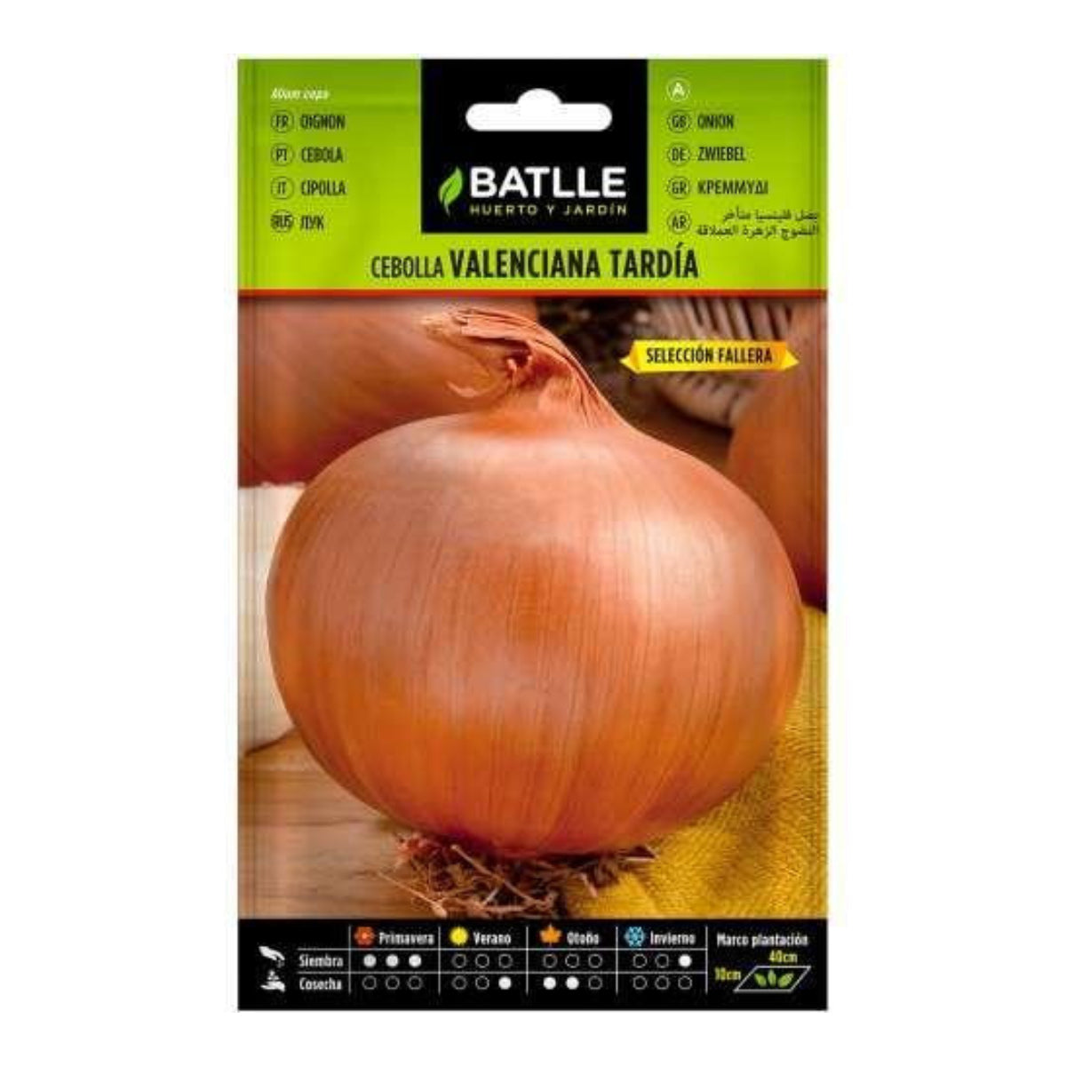 Semillas de Cebolla valenciana tardía sel. Fallera Batlle