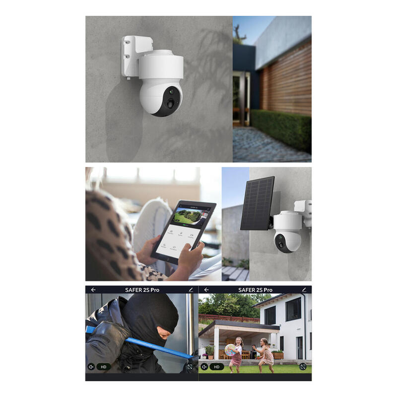 Beafon Safer 2s Pro Esférico Cámara De Seguridad Ip Exterior 1920 X 1080 Pixeles Techo/pared_3