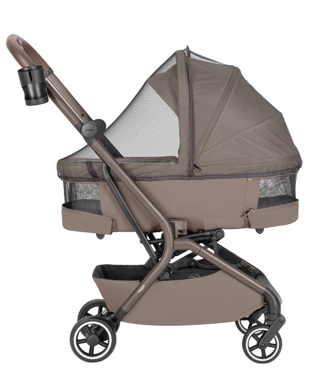 Carrello Carrito De Bebé Magia Dúo 2 En 1 Cocoa Beige_5