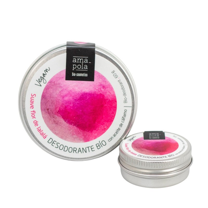 Desodorizante sólido orgânico suave com flor de papoila 60 g