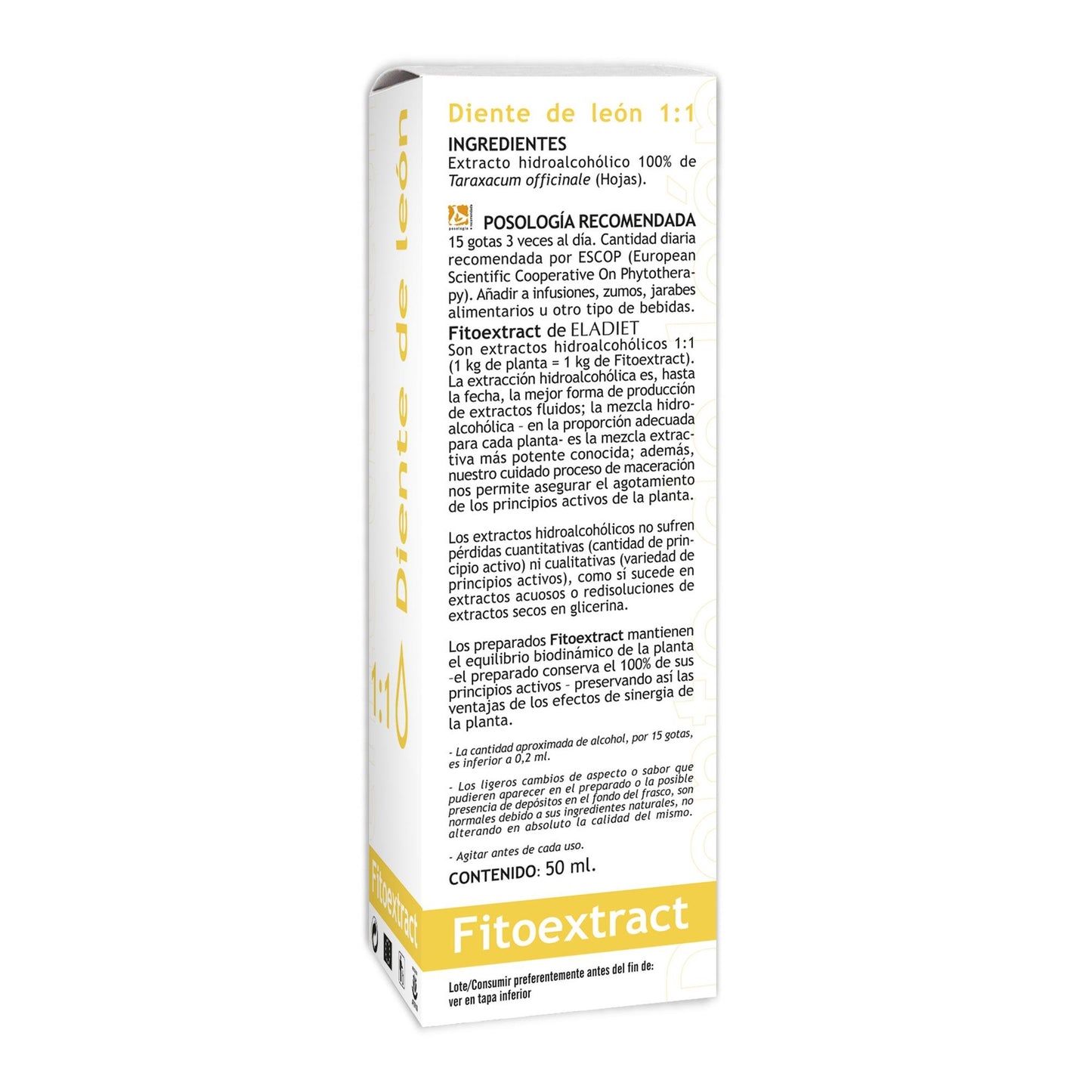 Fitoextract Dente de Leão Eladiet 50 ml