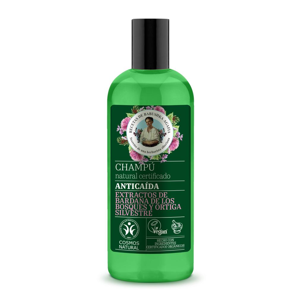 Champô antiqueda natural certificado Agafia Natura Siberica 260 ml