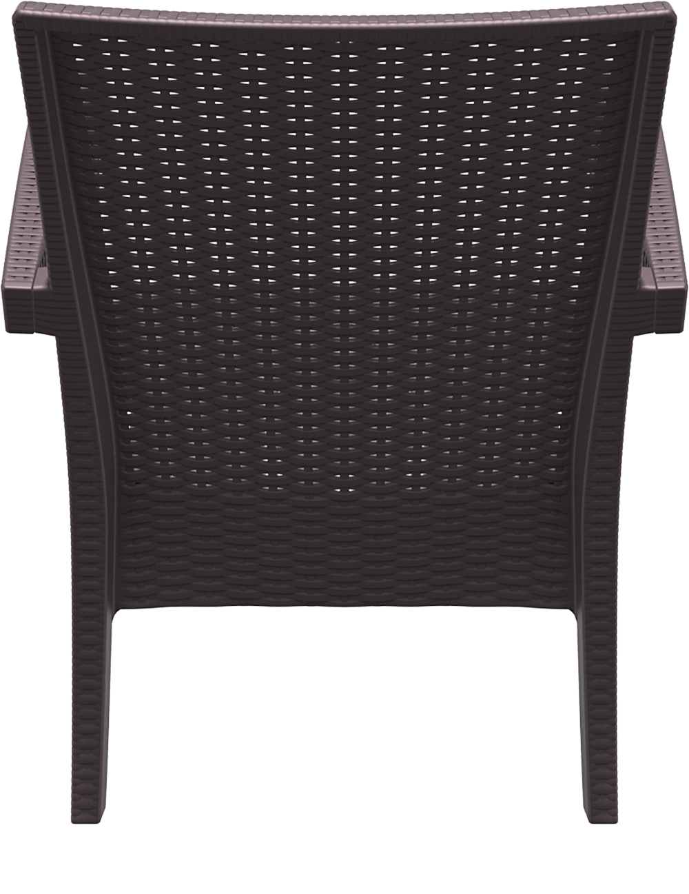 Siesta Exclusive Pack De 2 Sillones Miami Lounge Armchair Ratán Marrón_5