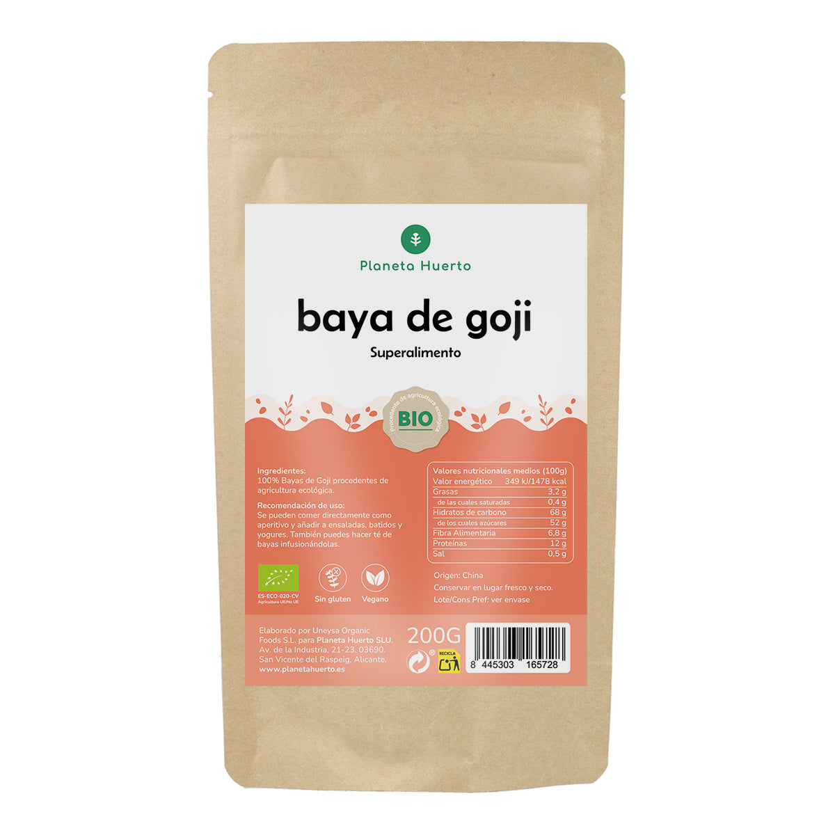 Wild Goji Berry Eco Planeta Huerto 200 g