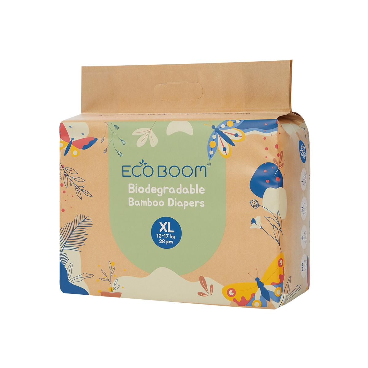 Fralda Ecoboom T5 Bamboo (12 a 17 kg) 28 unidades